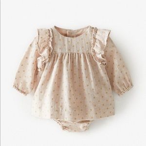 Zara MINI Star Dress with matching bottoms